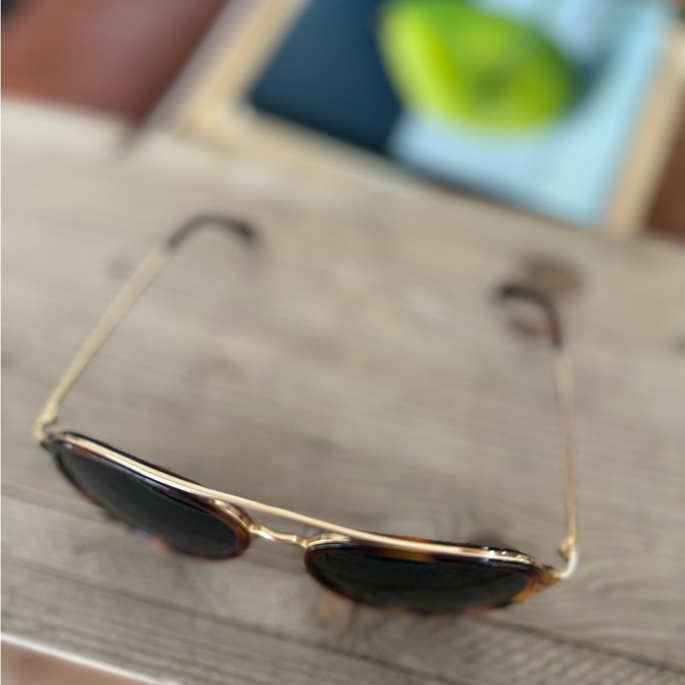 CELINE Classic dark lens Aviator tortishell Sunglasses - Picture 9 of 12